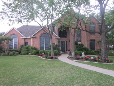 Exterior painting by CertaPro house painters in North Fort Worth