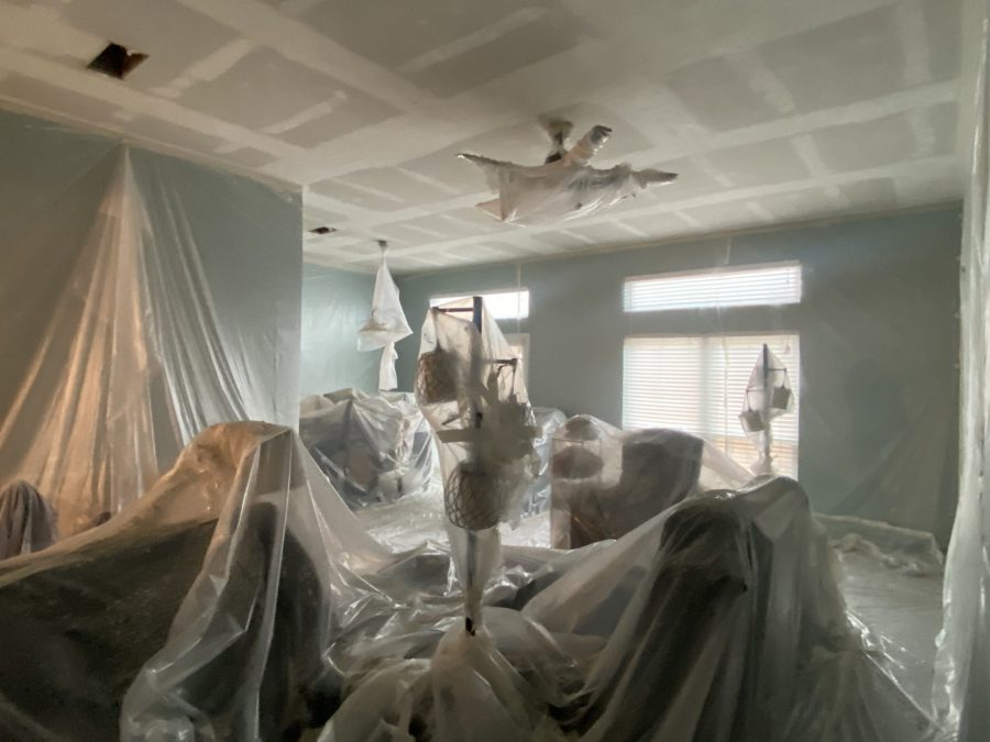 covering of living room for popcorn ceiling removal Preview Image 1