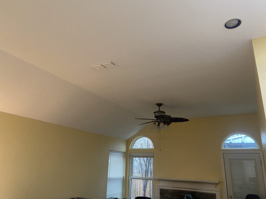 finished and painted ceiling after popcorn ceiling removal Preview Image 8