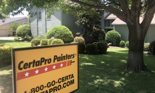 Painted Brick Exterior