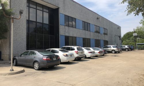 Side of Building Before