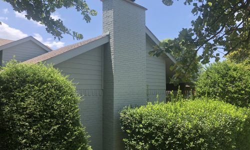 Painted Exterior Chimney