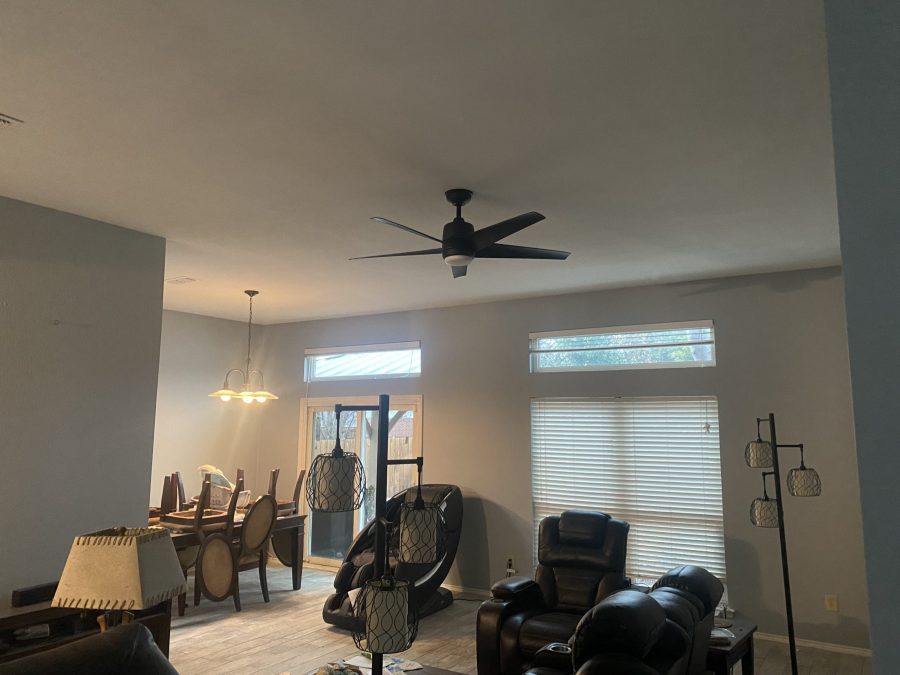living room painted after popcorn ceiling removal Preview Image 2