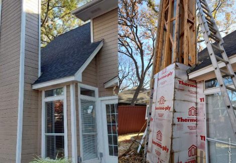 Grapevine Exterior Carpentry and Painting Before & After