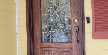 Front Door Staining Project