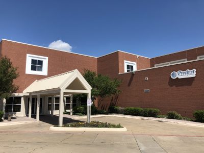 Commercial medical facility exterior painting