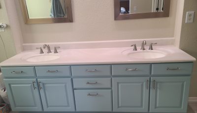 Bathroom Vanities Repainted