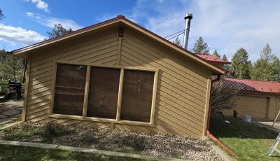 Wood Exterior Restoration Project