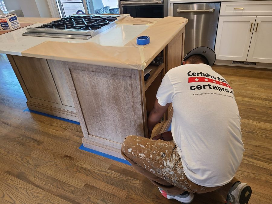 Brown Cabinets in SW Denver