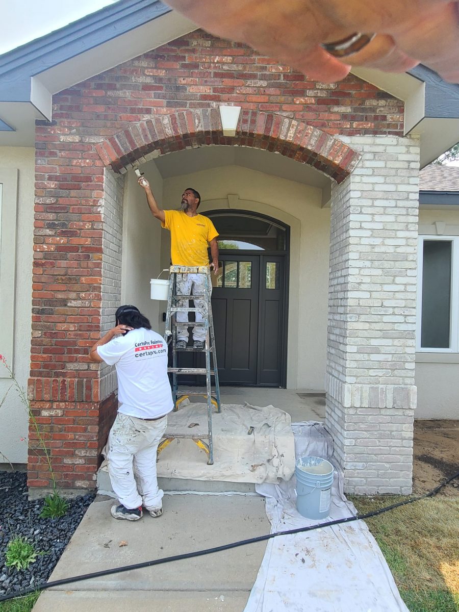 Limewashing (During)