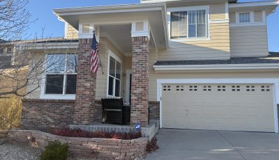 house exterior with repainted siding