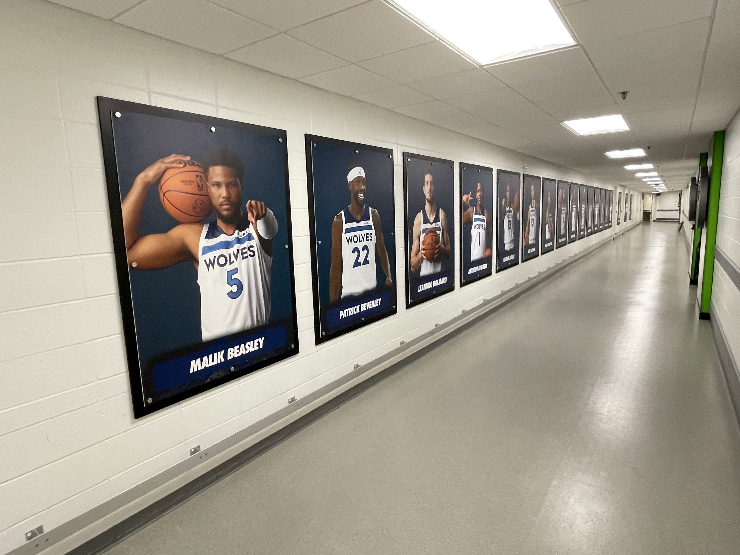 Commercial Stadium Hallway – Before & After Before