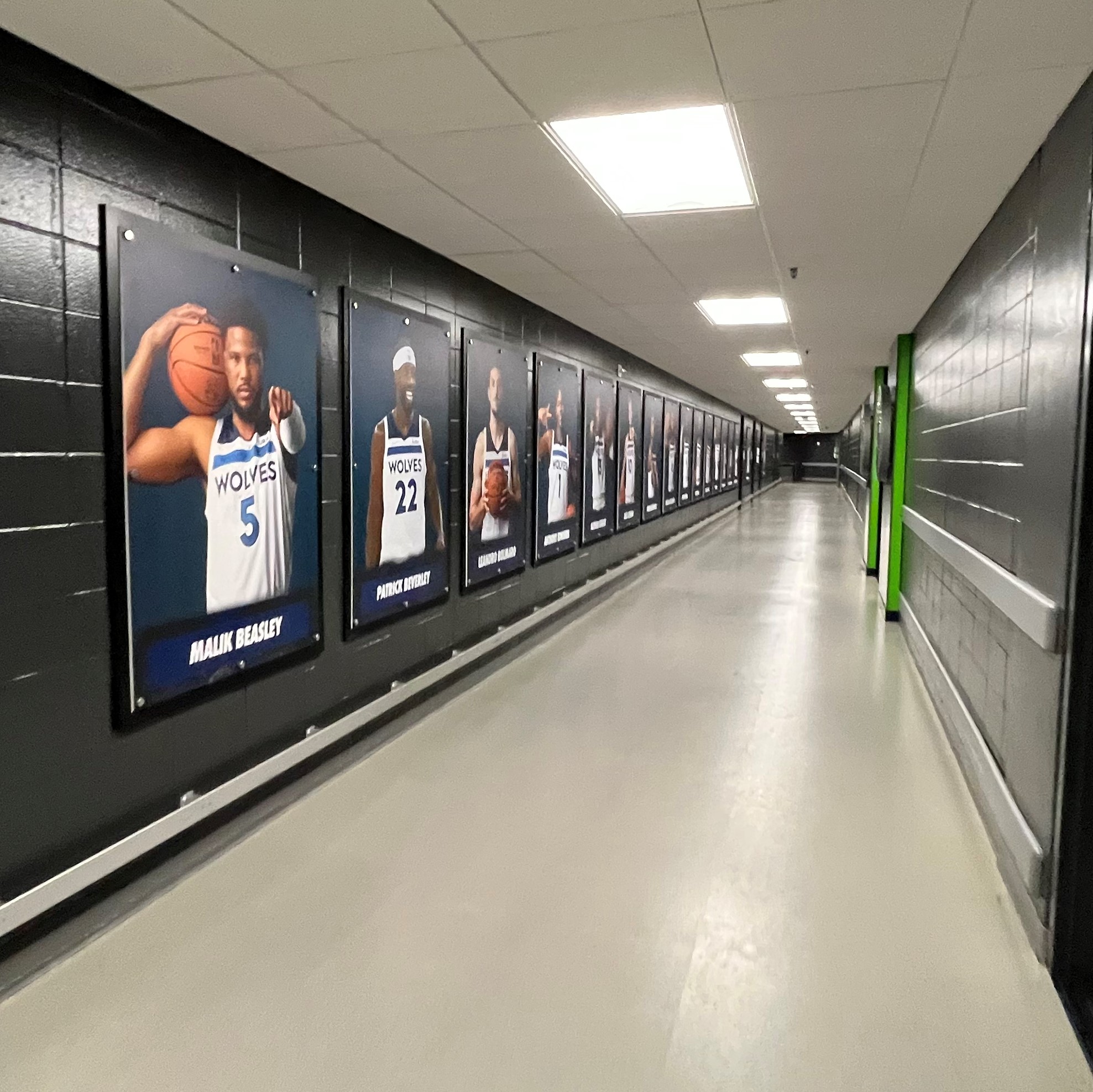Commercial Stadium Hallway – Before & After After