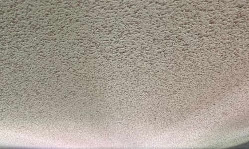 Textured Popcorn Ceiling Removal - Before