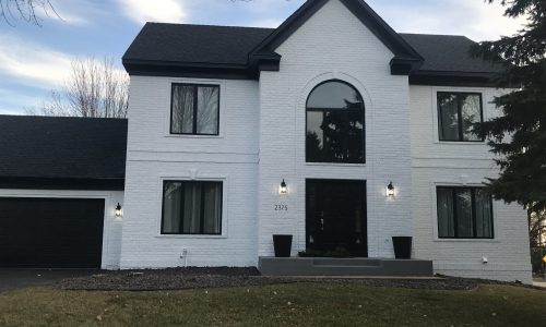 Exterior Brick Painting - After