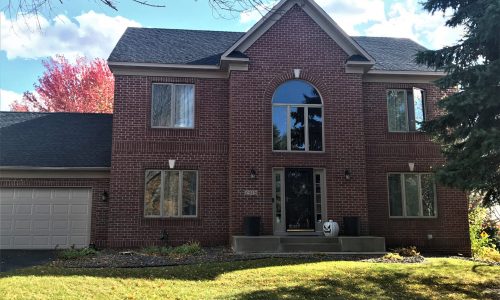 Exterior Brick Painting - Before