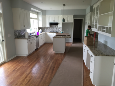 Interior Kitchen painting contractors in eden prairie