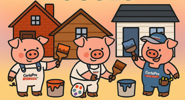 If The 3 Little Pigs Painted Their Houses Today, What Would They Use?