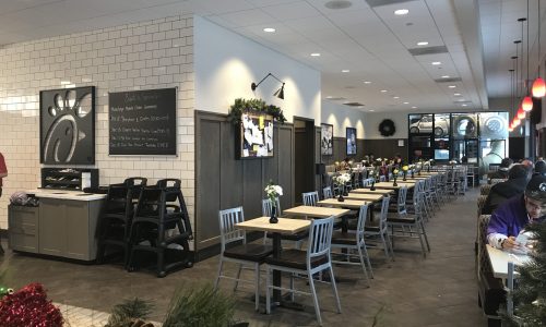 Painted Interior Dining Area