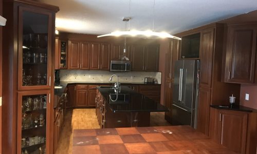 Kitchen Popcorn Ceiling Removal - After