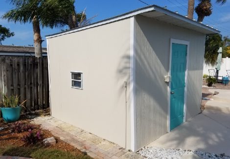 Exterior Shed Painting - Indian Harbour Beach, FL