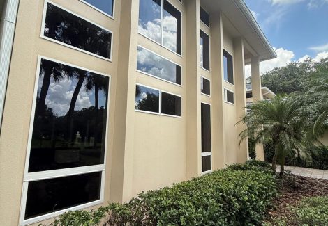 repainted home exterior