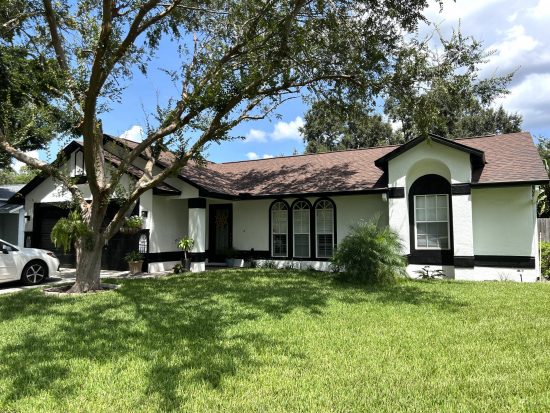 after stucco painting in lake mary, FL