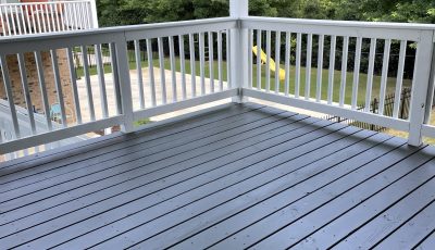 Deck Staining Project