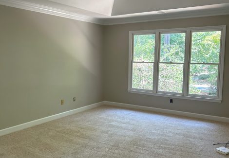 interior refresh with SW 7043 Worldly Gray.