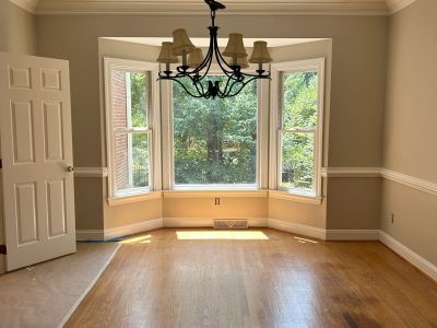 interior refresh with SW 7043 Worldly Gray.