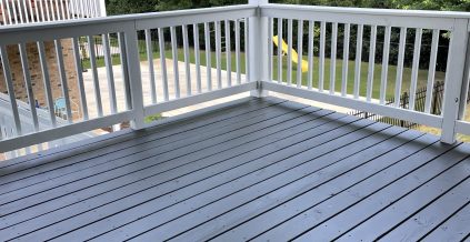 Deck Staining Project