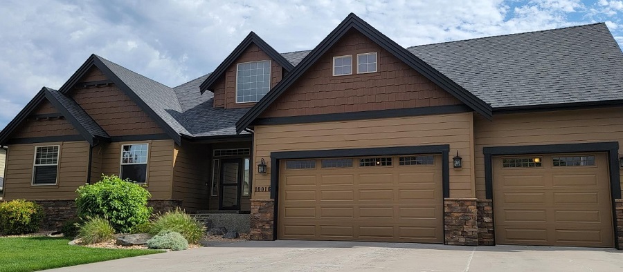 Exterior Repaint in North Spokane (Front View) After