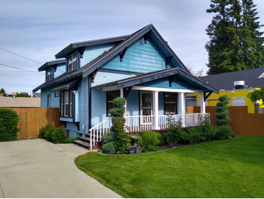 Spokane Valley exterior painting project before