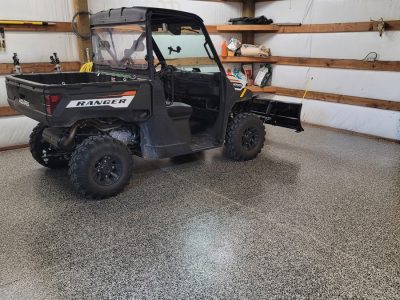 Shop floor after with vehicle.