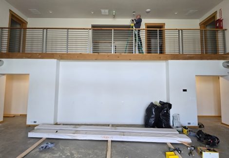 Selkirk Sport new facility interior painting