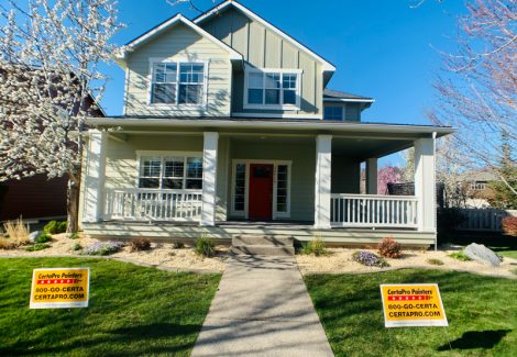 Exterior house painting at Liberty Lake by CertaPro Painters of Spokane