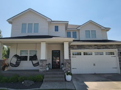 Exterior painting at Liberty Lake