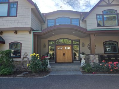 Nine Mile house painting project