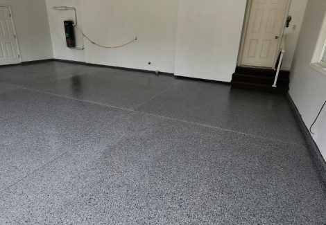 Garage floor coating in Spokane Valley