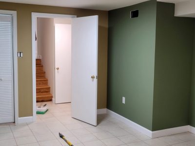 Green basement in virginia