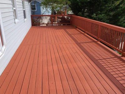 after of a deck painting proejct in Woodbridge, Virginia