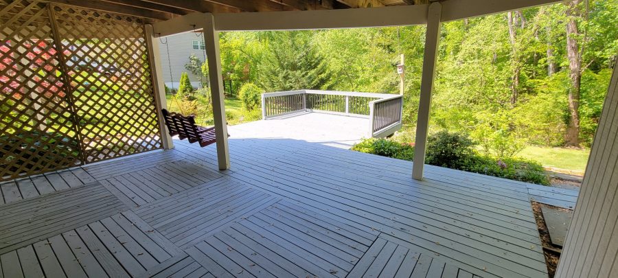 after deck painting project in Springfield, Virginia Preview Image 8