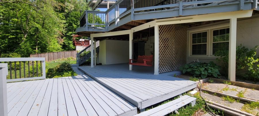 after deck painting project in Springfield, Virginia Preview Image 6