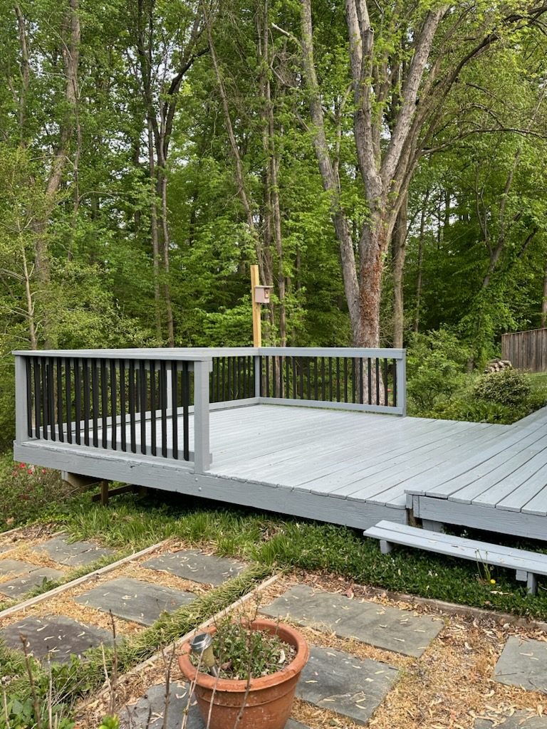 after deck painting project in Springfield, Virginia Preview Image 9