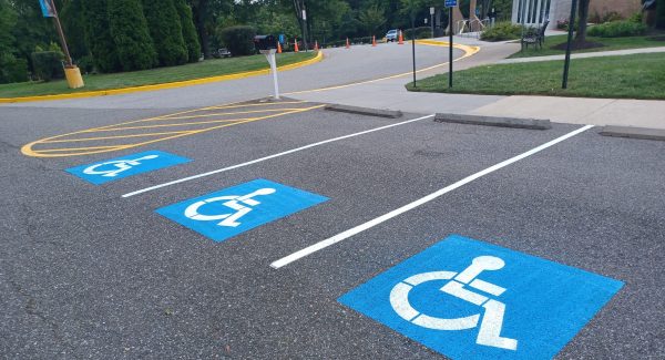 revitalized hanicap parking paint
