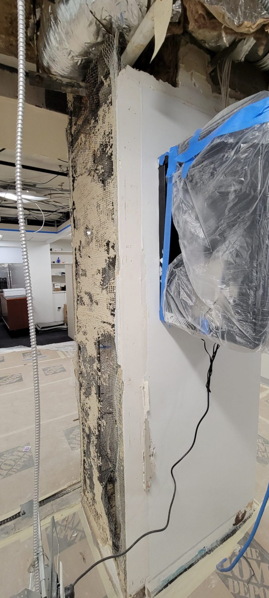damaged drywall in commercial space Preview Image 20