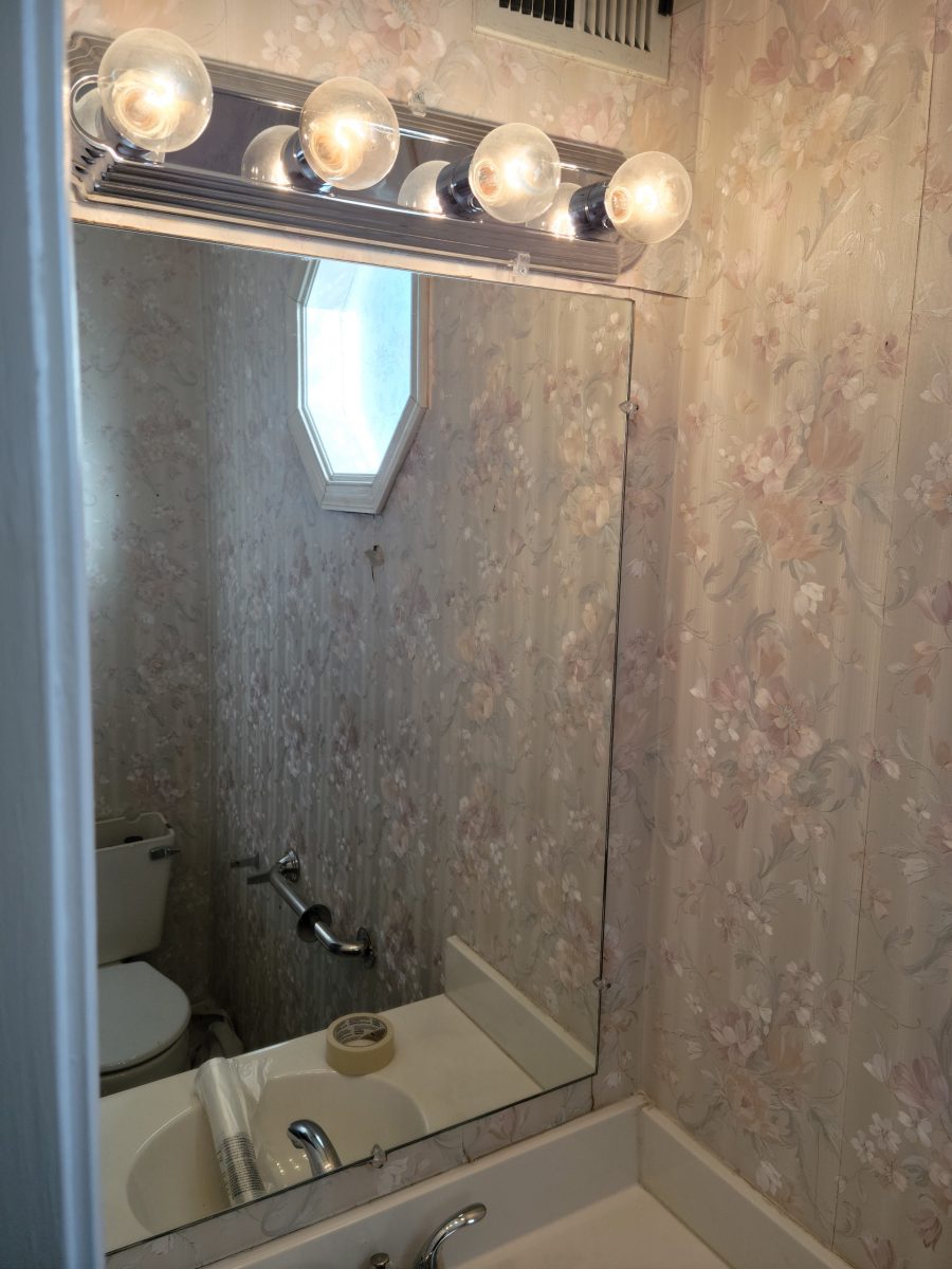 mirror and lights before repairs Preview Image 1