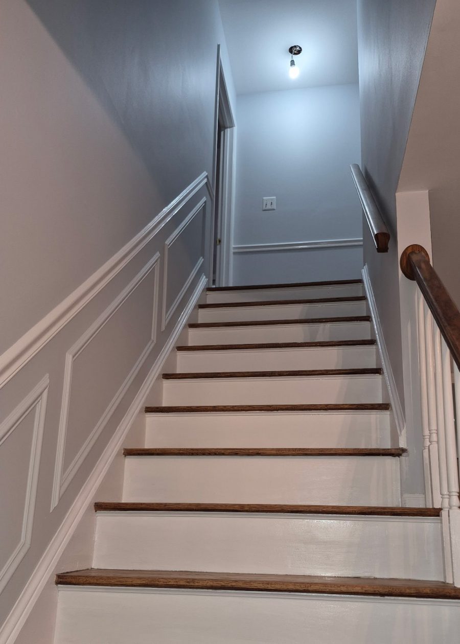 white painted stair case walls Preview Image 4