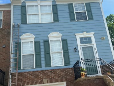 painted front of house