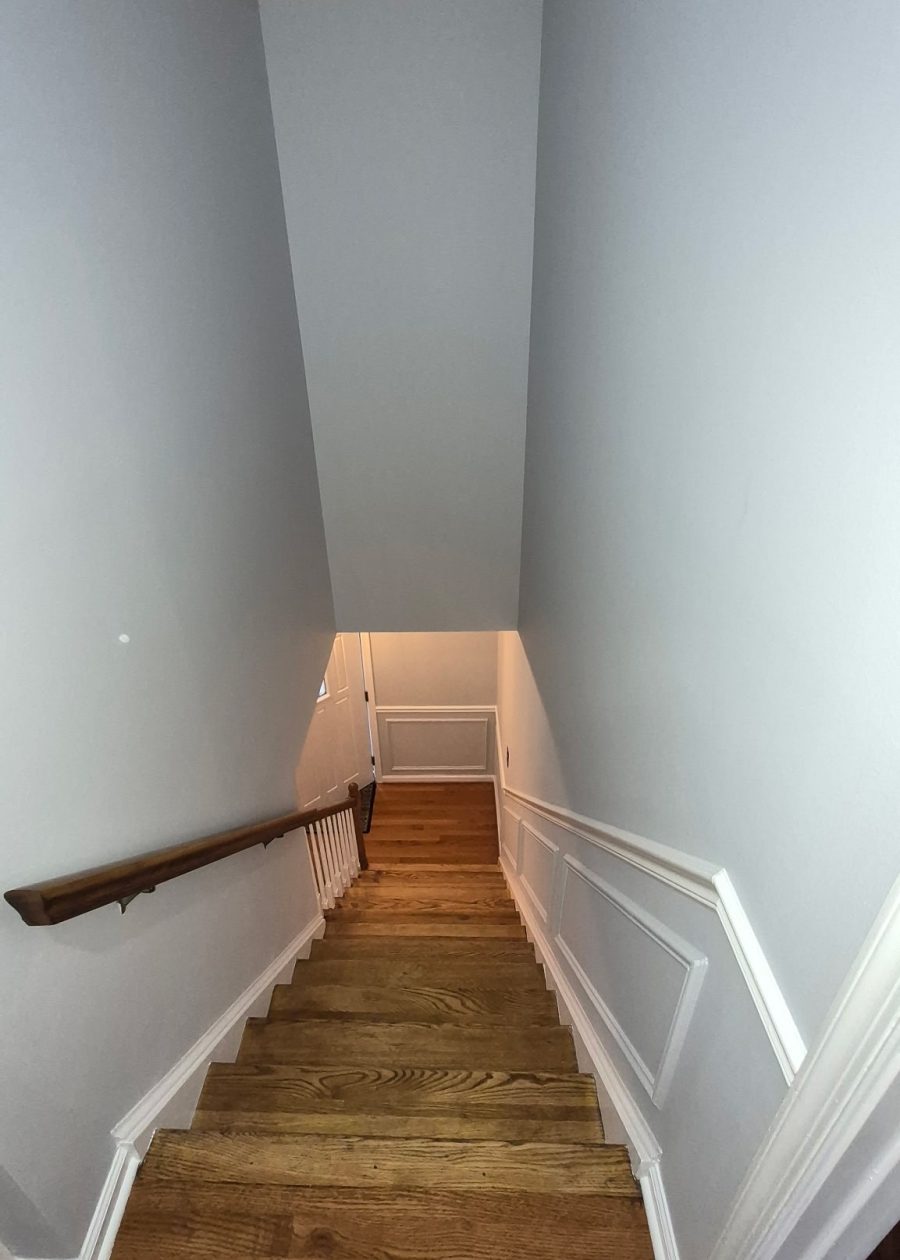 white painted stair case walls Preview Image 3